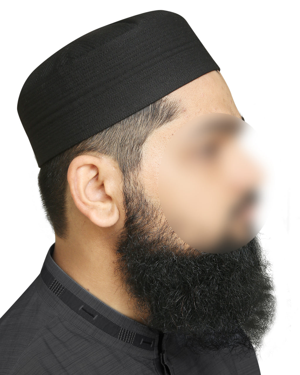 Bin Fiaz Premium Stitched Ajmal Kufi Hat – Breathable Namaz Topi