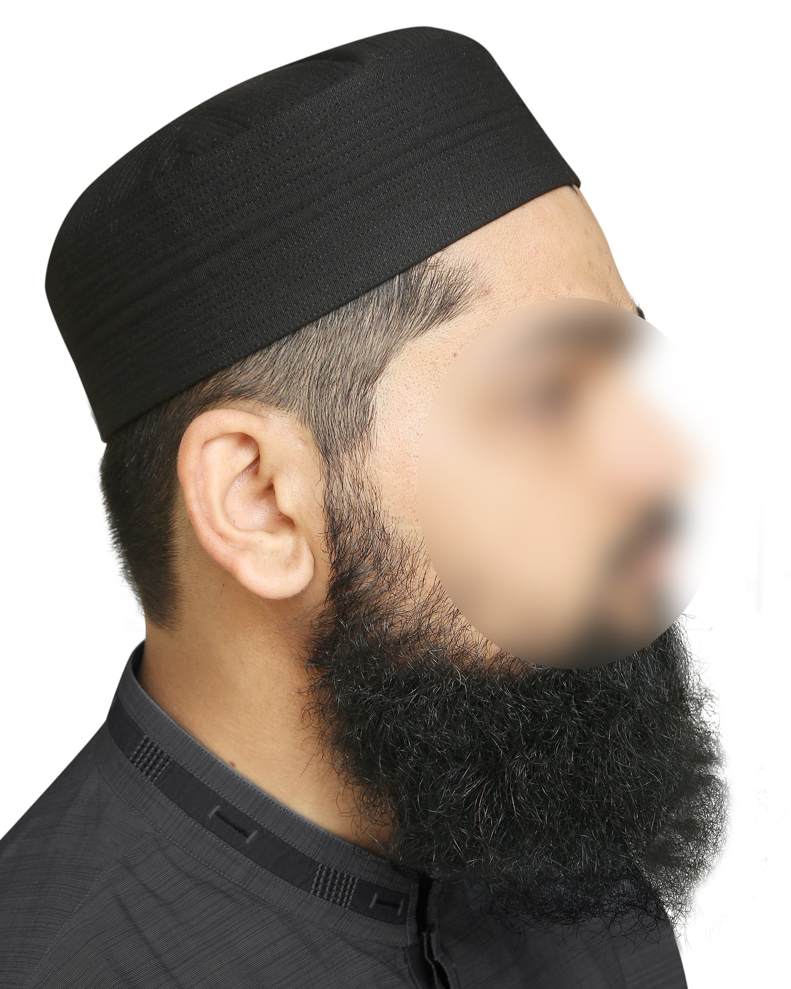 Bin Fiaz Premium Stitched Ajmal Kufi Hat – Breathable Namaz Topi