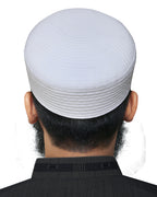 Bin Fiaz Isbagh Premium Structured Kufi Hat - Royal Muslim Men’s Prayer Cap