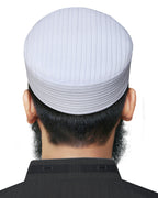 Bin Fiaz Ghalib Premium Structured Kufi Hat | Sovereign Muslim Men’s Prayer Cap