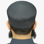 Bin Fiaz Badar Rigid Structured Kufi Hat | Traditional Turkish Style Muslim Prayer Cap for Men