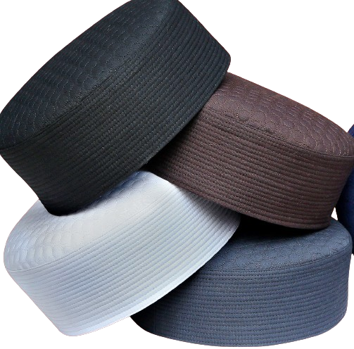 Bin Fiaz Huzaifa Premium Structured Kufi Hat - Royal Muslim Men’s Prayer Cap