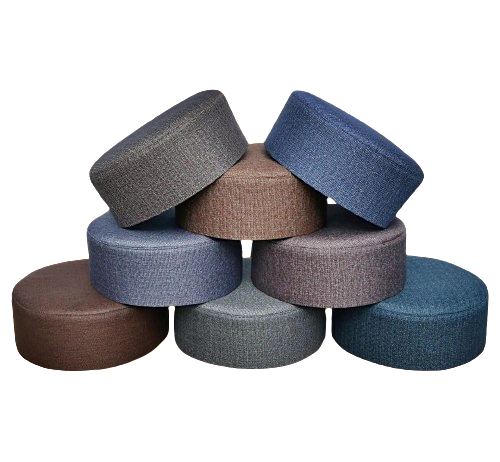 Bin Fiaz Jamal Rijal Premium Structured Kufi Hat - Islamic Cap for Salah