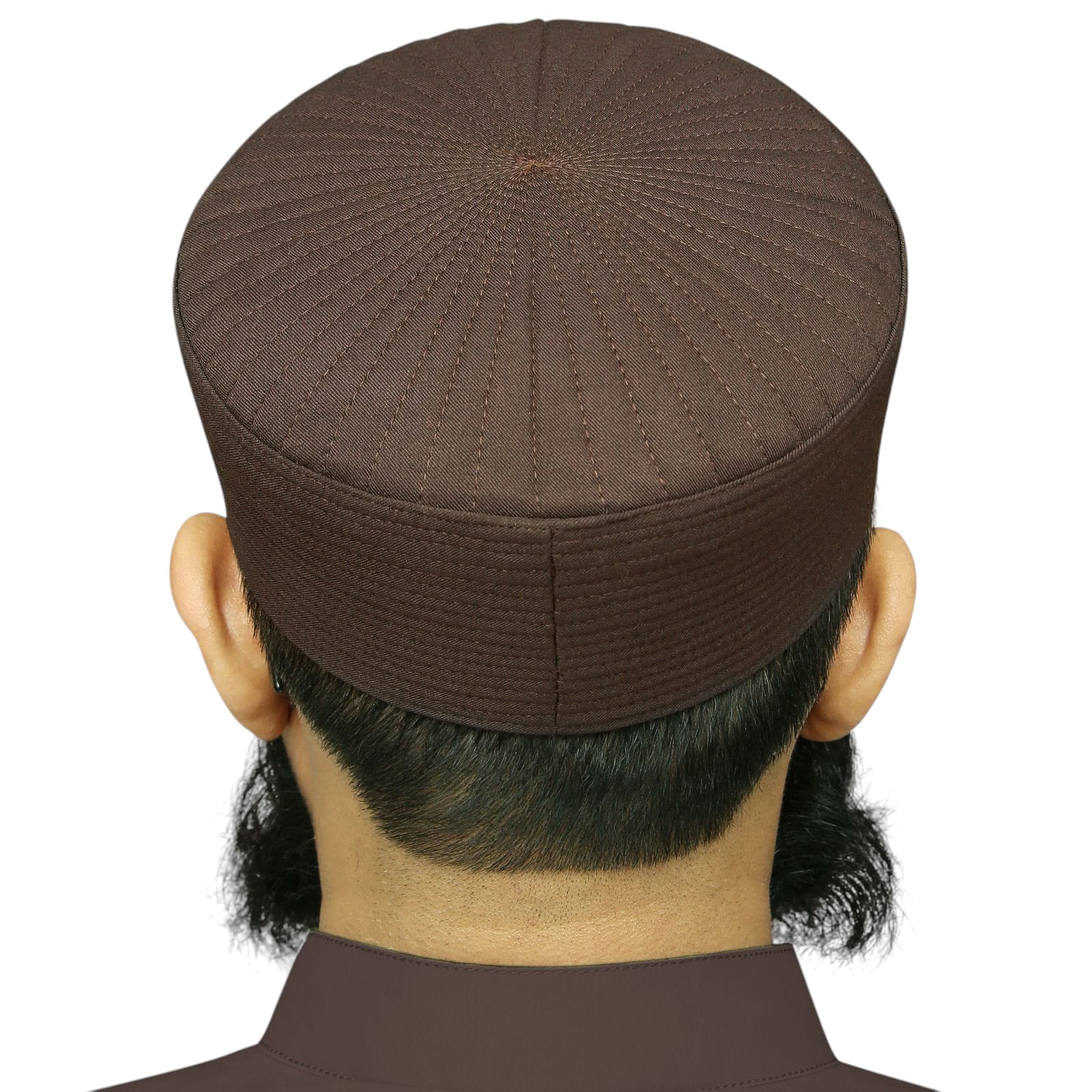 Bin Fiaz Badar Rigid Structured Kufi Hat | Traditional Turkish Style Muslim Prayer Cap for Men