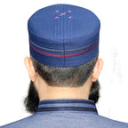 Muslim Kamal Premium Royal Structured Kufi Hat - Traditional Islamic Prayer Cap for Men