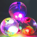 (pack of 6)Glowing Ball Toy - Super Led Water Ball Size 65mm - Glowing Elastic Ball Kids Toy Gift