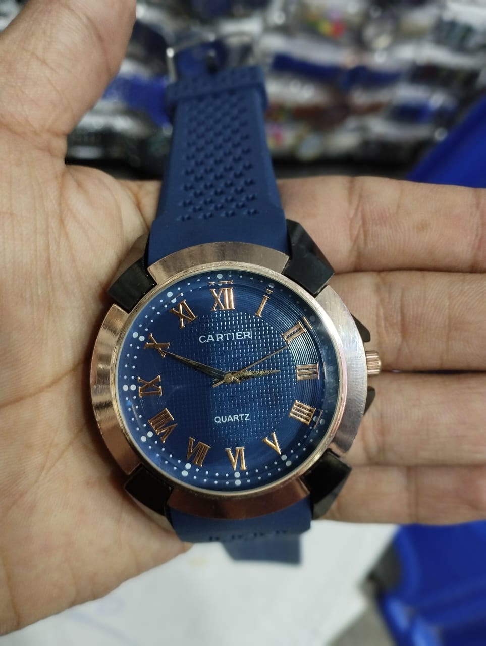 Pepsi Rubber Strap Gents Watch With Normal Box (random color)