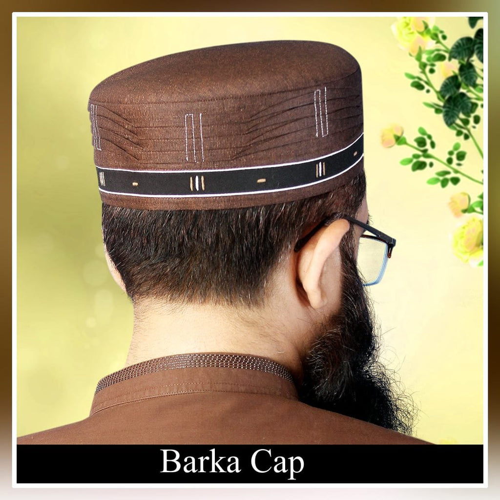 Bin Fiaz Barka Soft Knit Kufi Hat - Travel-Friendly Islamic Skull Cap for Men