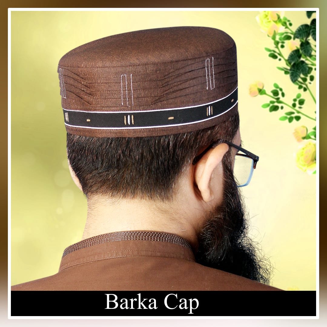 Bin Fiaz Barka Soft Knit Kufi Hat - Travel-Friendly Islamic Skull Cap for Men