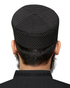 Bin Fiaz Isbagh Premium Structured Kufi Hat - Royal Muslim Men’s Prayer Cap
