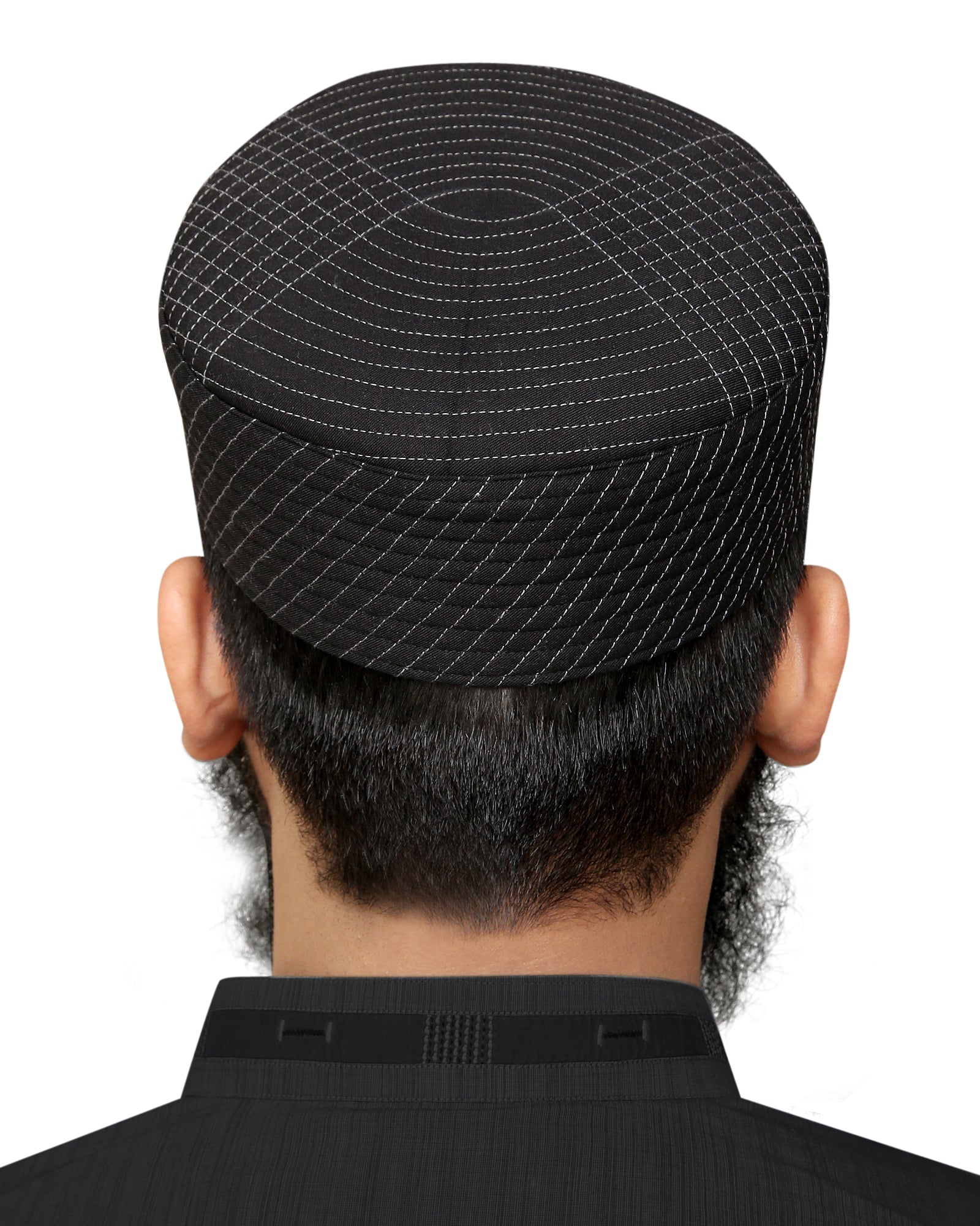 Bin Fiaz Isbagh Premium Structured Kufi Hat - Royal Muslim Men’s Prayer Cap