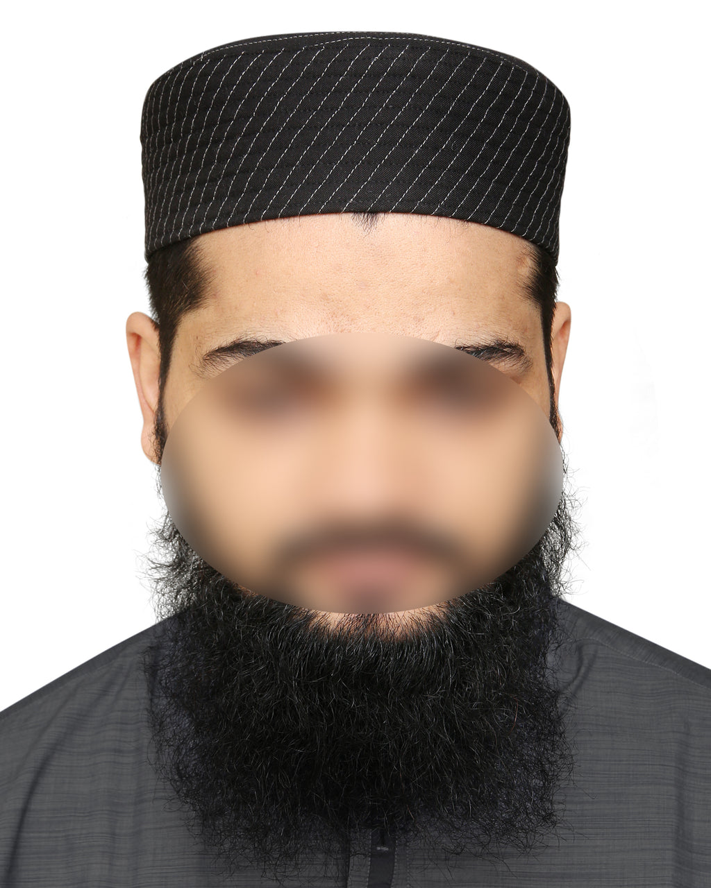 Bin Fiaz Isbagh Premium Structured Kufi Hat - Royal Muslim Men’s Prayer Cap