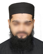 Bin Fiaz Ghalib Premium Structured Kufi Hat | Sovereign Muslim Men’s Prayer Cap