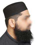 Bin Fiaz Ghalib Premium Structured Kufi Hat | Sovereign Muslim Men’s Prayer Cap