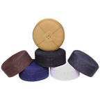 Bin Fiaz Inaam Premium Structured Kufi Hat - Royal Muslim Men’s Prayer Cap