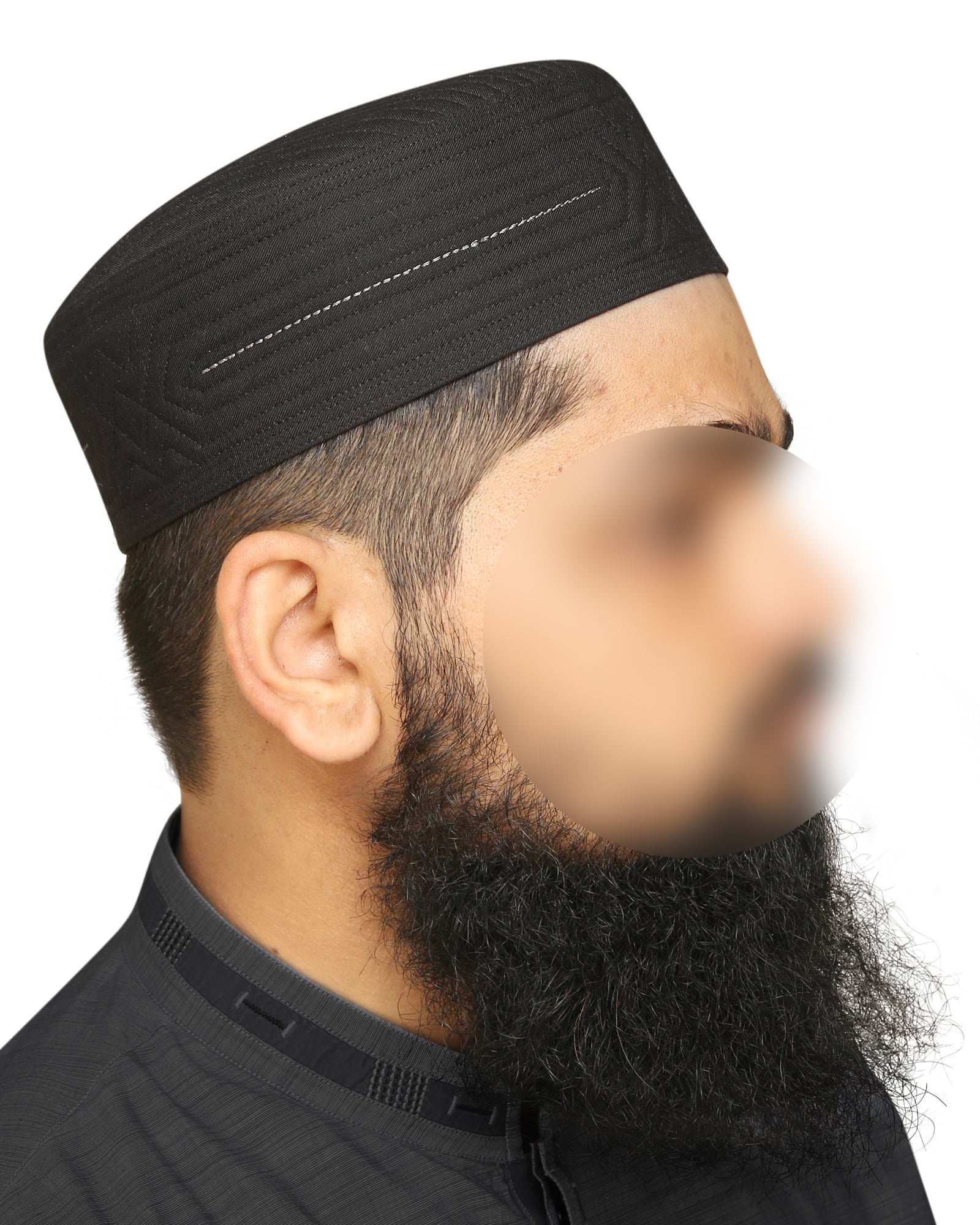 Bin Fiaz Anas Premium Kufi Hat For Men - Namaz Topi
