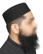 Bin Fiaz Jameel Premium Structured Kufi Hat - Royal Muslim Men’s Prayer Cap