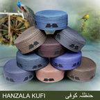 Bin Fiaz Qatada Premium Structured Kufi Hat - Royal Muslim Men’s Prayer Cap