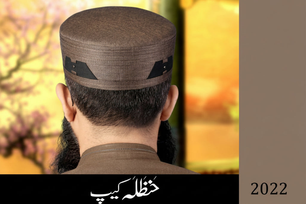 Bin Fiaz Qatada Premium Structured Kufi Hat - Royal Muslim Men’s Prayer Cap