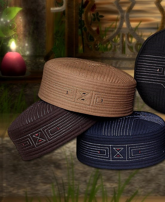 Muslim Shams Premium Structured Kufi Hat - Radiant Comfort & Elegant Prayer Cap for Men