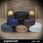 Muslim Wasif Premium Structured Kufi Hat - Devotional Comfort & Elegant Islamic Prayer Cap for Men