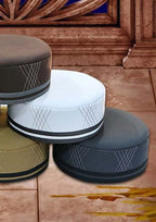 Muslim Nusrat Premium Structured Kufi Hat - Premium Comfort & Authentic Design Prayer Cap for Men