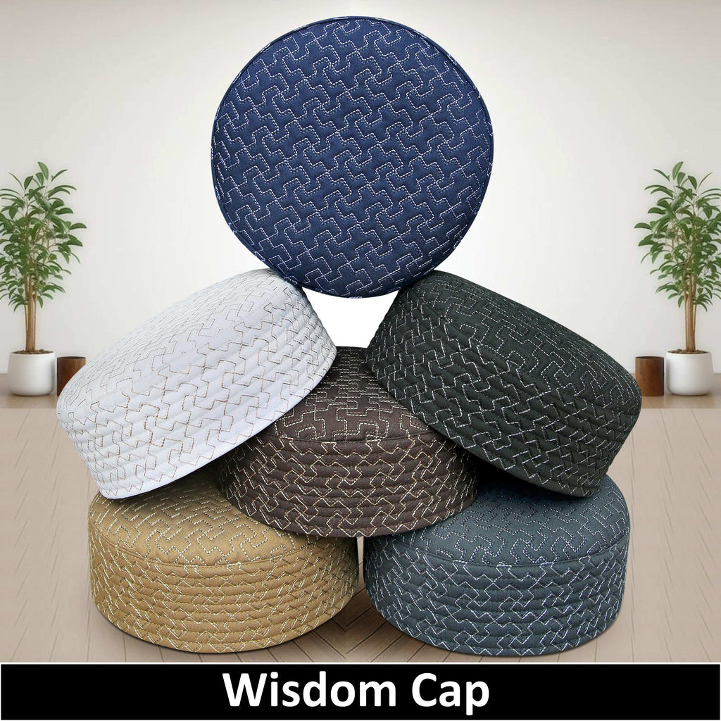 Wisdom Islamic Kufi Hat For Men's Traditional Headwear
