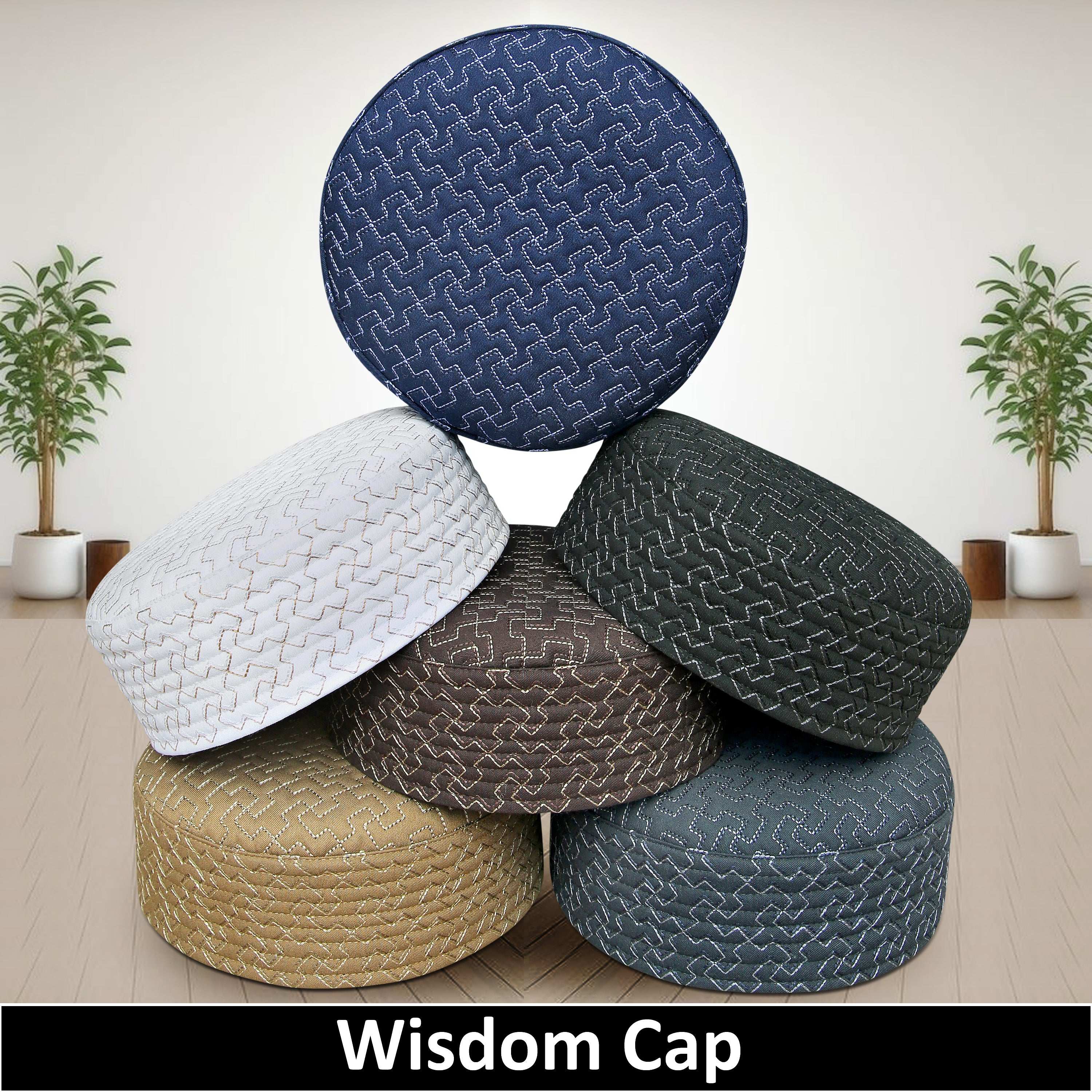 Wisdom Islamic Kufi Hat For Men's Traditional Headwear