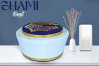 Men’s Premium Shami Cap SH-004 - Traditional Islamic Imamah Style Turkish Kufi Hat for Men