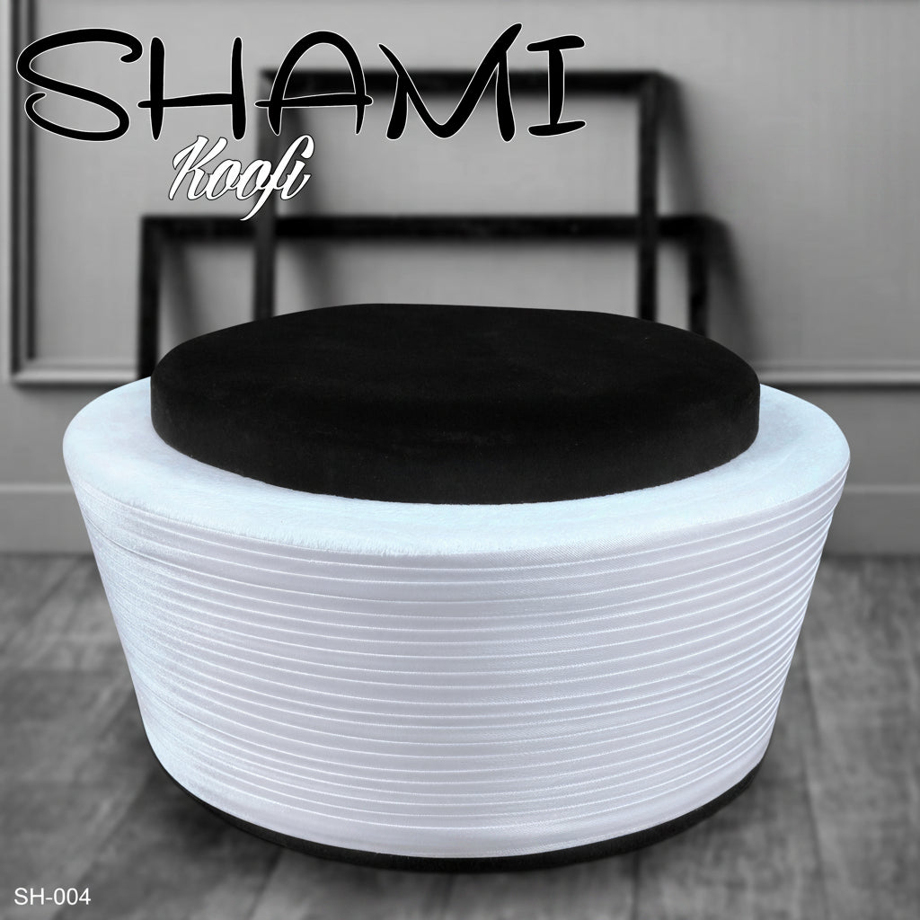 Men’s Premium Shami Cap SH-004 - Traditional Islamic Imamah Style Turkish Kufi Hat for Men