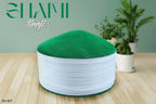 Men’s Premium Shami Cap SH-007 - Traditional Islamic Imamah Style Turkish Kufi Hat for Men