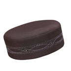 Muslim Katib Prayer Kufi Hat For Mens-Traditional Islamic Cap