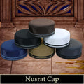 Muslim Nusrat Premium Structured Kufi Hat - Premium Comfort & Authentic Design Prayer Cap for Men