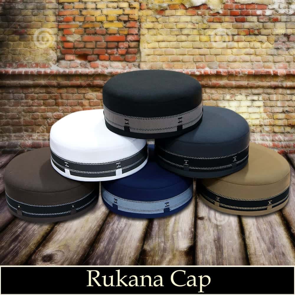 Muslim Rukana Premium Structured Kufi Hat - A Perfect Blend of Tradition & Modern Comfort for Men
