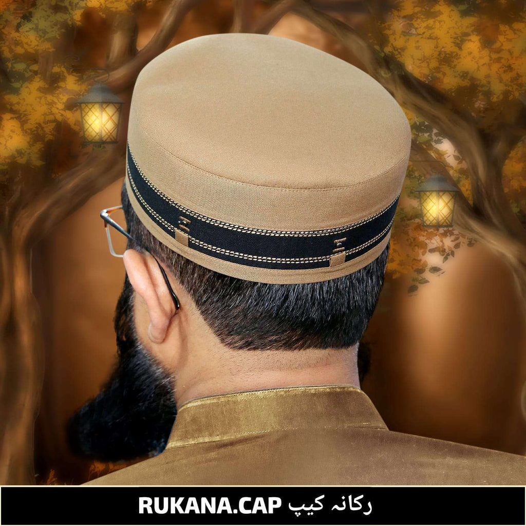 Muslim Rukana Premium Structured Kufi Hat - A Perfect Blend of Tradition & Modern Comfort for Men