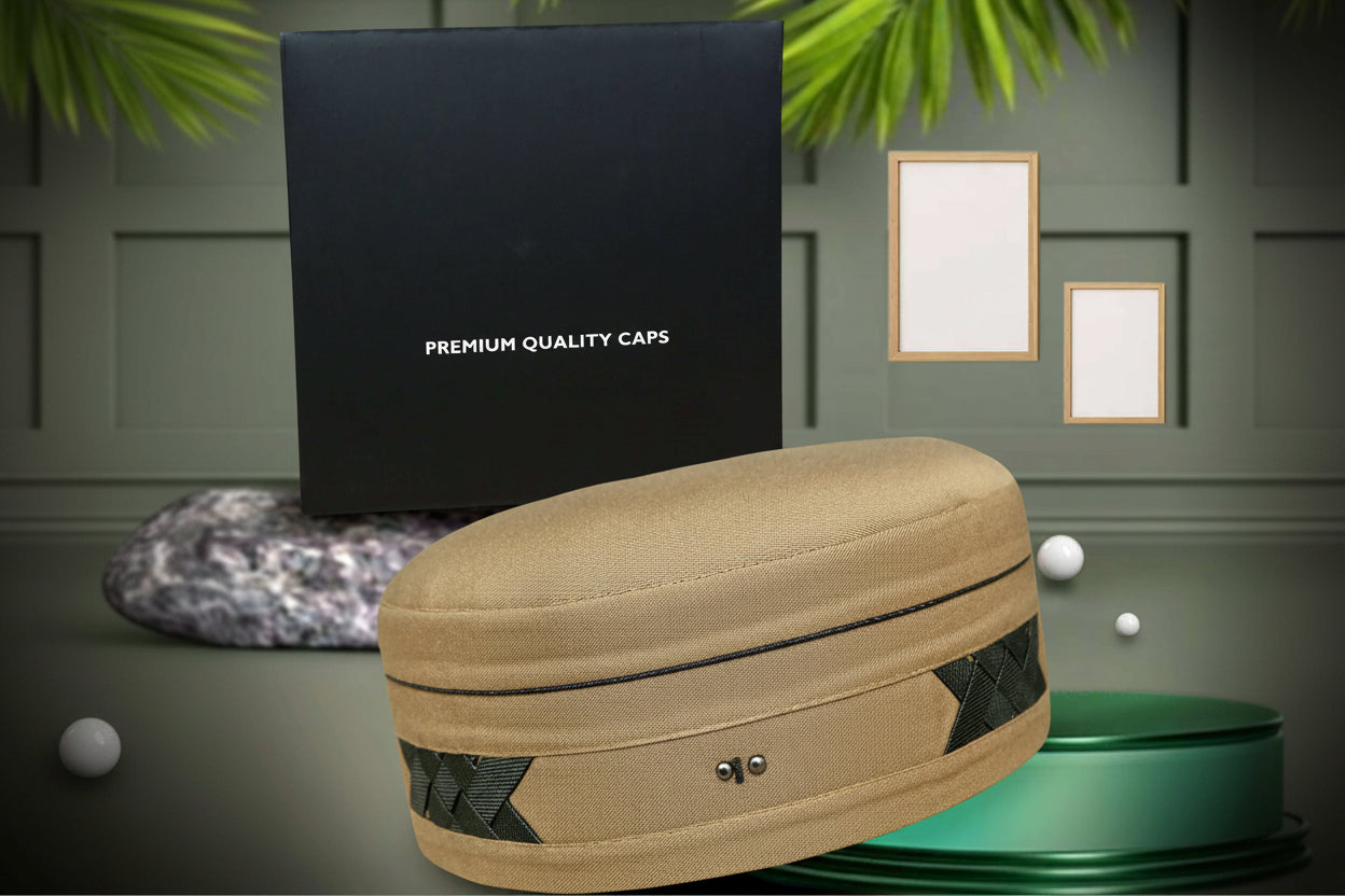 Muslim Raees Prayer Kufi Hat For Mens- Regal Comfort and Style for Daily Namaz