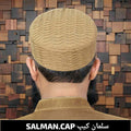 Muslim Salman Premium Structured Kufi Hat - Timeless Elegance Islamic Prayer Cap for Men