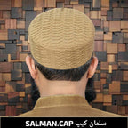Muslim Salman Premium Structured Kufi Hat - Timeless Elegance Islamic Prayer Cap for Men