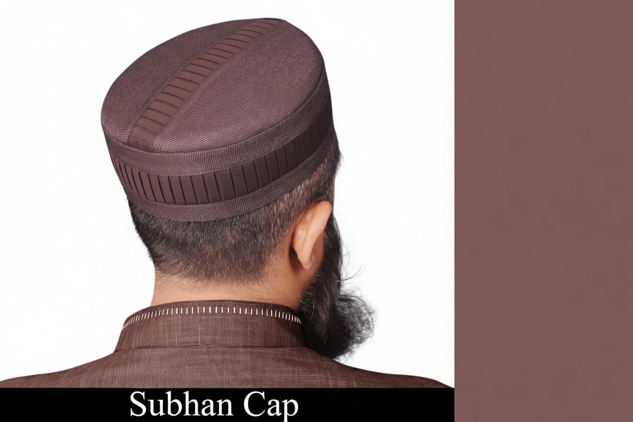 Subhan Premium Kufi Hat For Men – Stylish & Traditional Islamic Prayer Cap