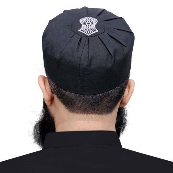 Muslim Umar Nalain Prayer Kufi Hat For Mens-Traditional Prayer kufi