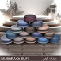 Muslim Mubaraka Luxury Turkish Style Kufi Hat - Premium Soft-Sided Prayer Cap for Men