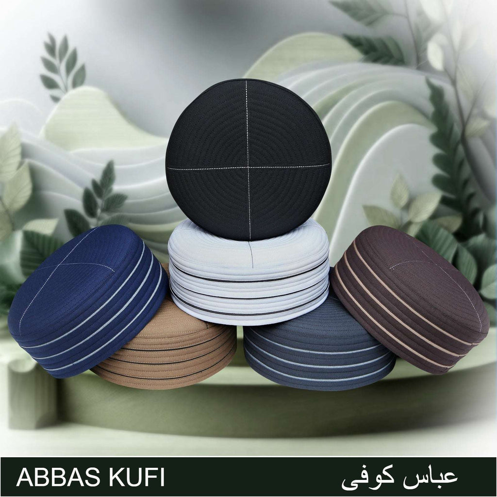 Bin Fiaz Abbas Men's Kufi Cap | Premium Islamic Namaz Topi