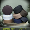 Bin Fiaz Ghalib Premium Structured Kufi Hat | Sovereign Muslim Men’s Prayer Cap