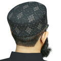 Muslim Jassaar Premium Structured Kufi Hat - Traditional Islamic Prayer Cap for Men