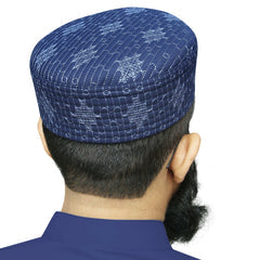 Muslim Jassaar Premium Structured Kufi Hat - Traditional Islamic Prayer Cap for Men