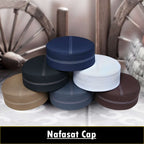 Bin Fiaz Nafasat Premium Structured Kufi Hat - Royal Muslim Men’s Prayer Cap