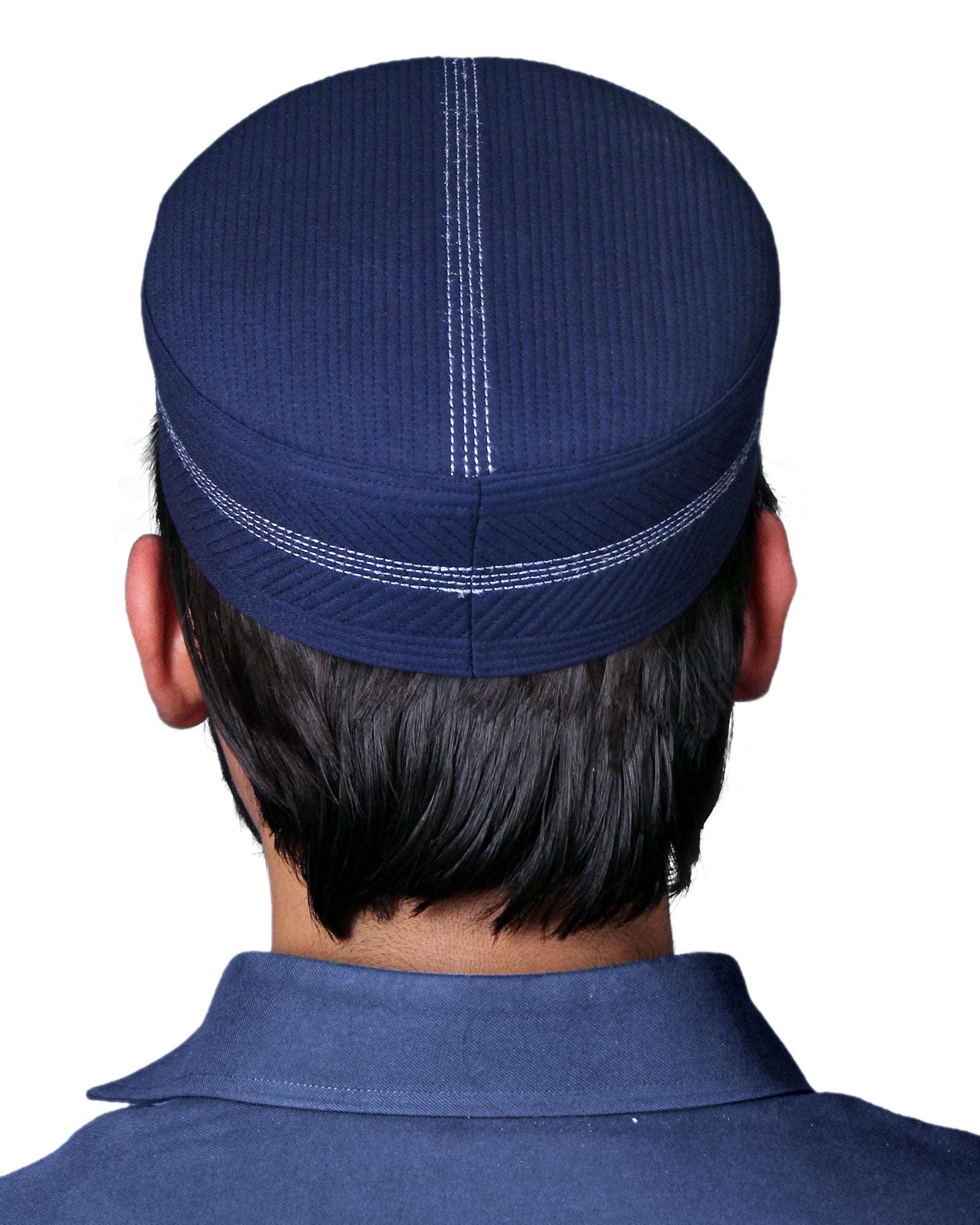 Bin Fiaz Nafasat Premium Structured Kufi Hat - Royal Muslim Men’s Prayer Cap