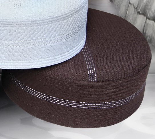 Bin Fiaz Nafasat Premium Structured Kufi Hat - Royal Muslim Men’s Prayer Cap