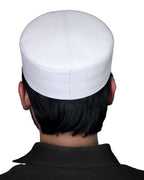 Bin Fiaz Nafasat Premium Structured Kufi Hat - Royal Muslim Men’s Prayer Cap