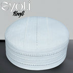 Muslim Syoti Premium Structured Kufi Hat - Peaceful Comfort & Elegant Prayer Cap for Men